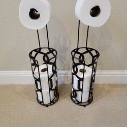 Like NEW Bronze TOILET PAPER HOLDERS 2 available $7 Each Or 2 For $12