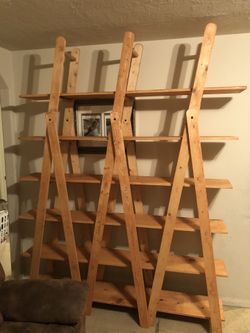 Ladder shelving