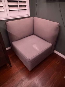 Gray Corner Couch Chair