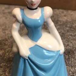 Vintage Cinderella Ceramic Figure - Made In Japan