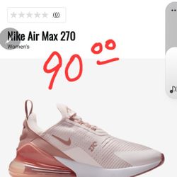 Size 7  Brand New   Nike 270  Brand New FIRM Cash 