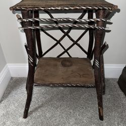 ANTIQUE ADIRONDACK TWIG TABLE
