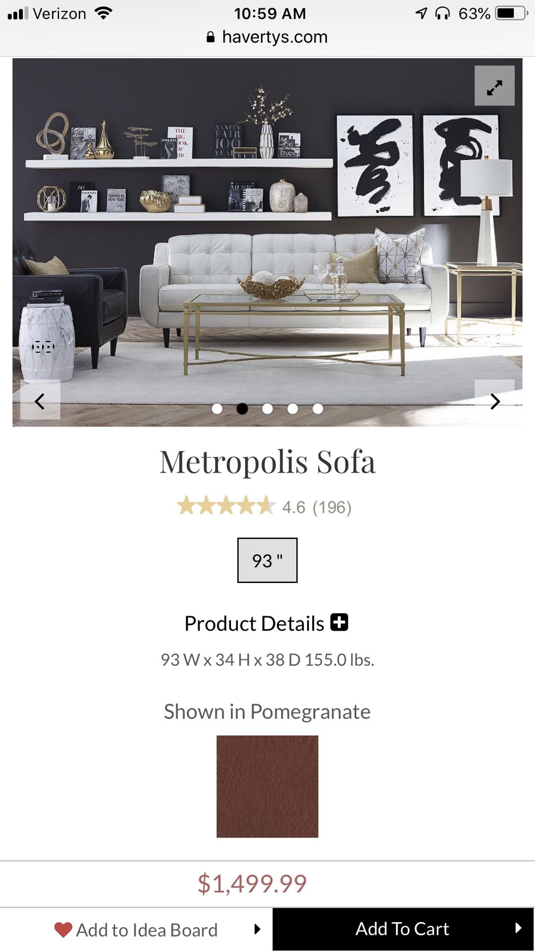 Haverty’s Metropolis leather Sofa and Loveseat MAKE ME AN OFFER - selling in store currently $3k+