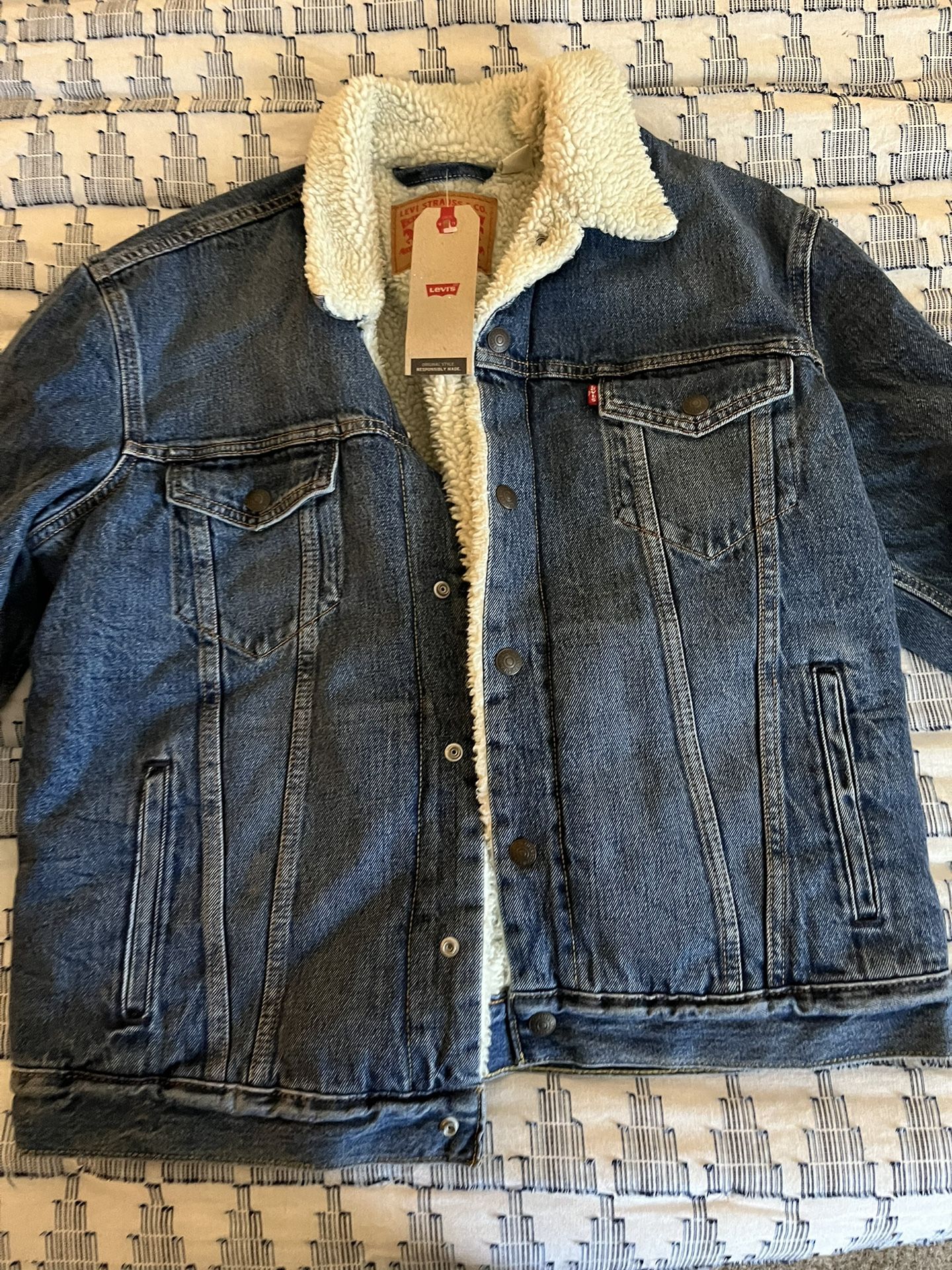 Men’s Levi’s Sherpa Denim Jacket L