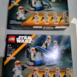 2 Boxes Lego Star Wars 75359 332nd Ahsoka's Clone Trooper Battle Pack