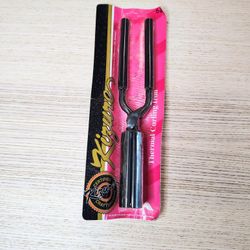 NEW Vintage Kizure Flat Iron Thermal Curling Iron 64 Tempered Blue Steel Marcel