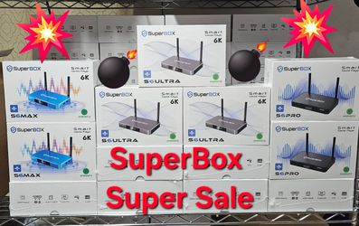SuperBox S6 PRO / S6 MAX / S6 ULTRA ⚡⚡⚡⚡ Brand New - El Monte Pickup 🔥