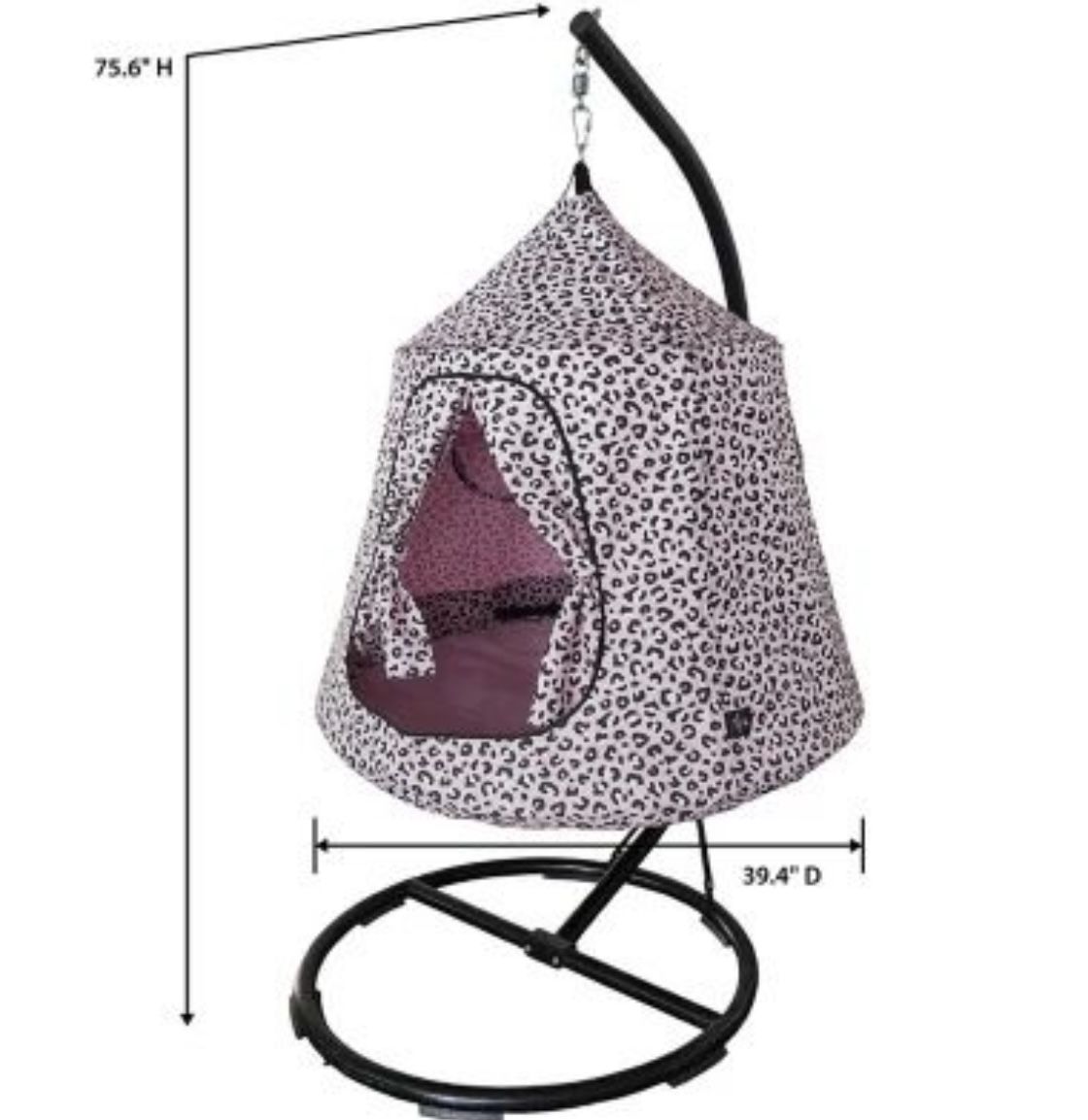 Member's Mark Kids Cozy Hanging Pod (Style: Leopard)