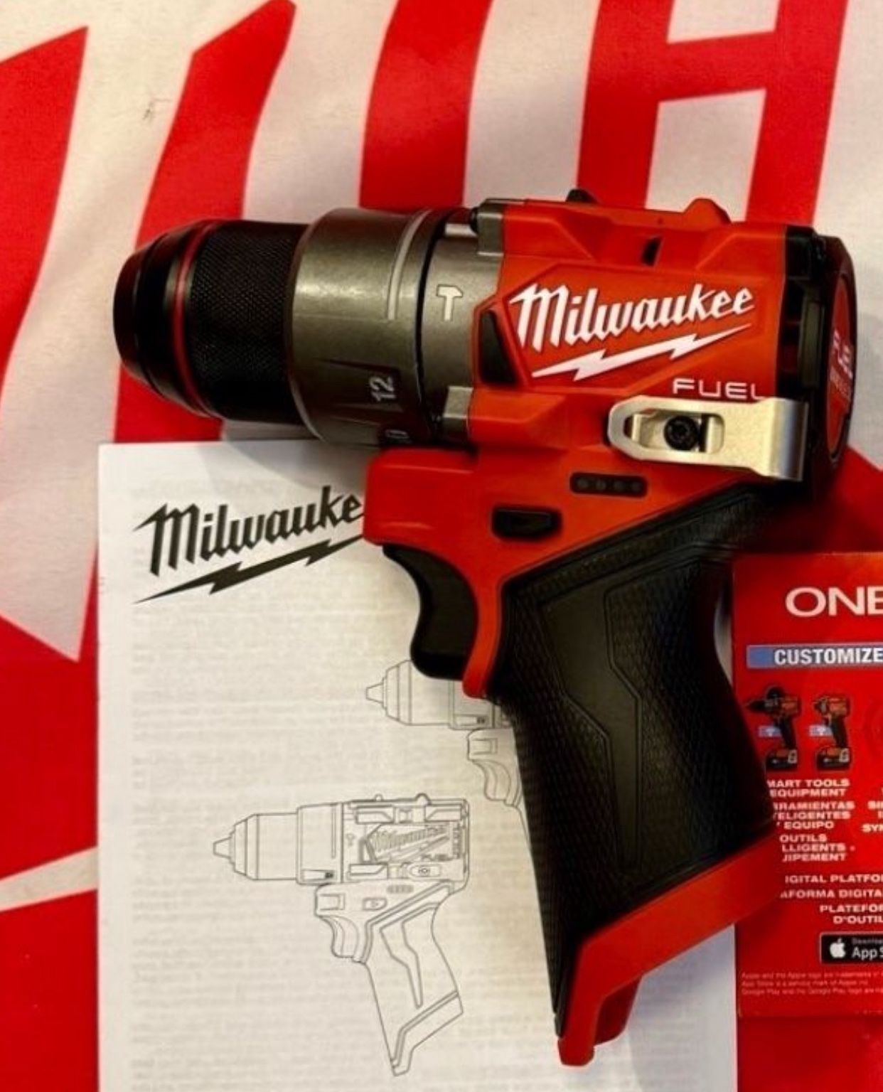 Milwaukee New Hammer Drill 12M Fuel Brushless - Nuevo