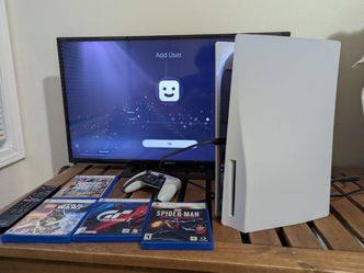 Play Station 5 with games PS5
