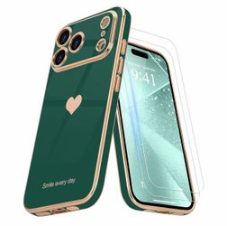 Green And Gold Case For iPhone 17 Pro