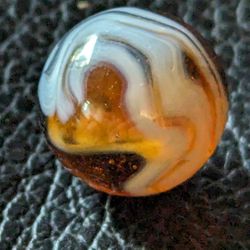 Vintage Brown Calcite Marble With Purplish Swirls