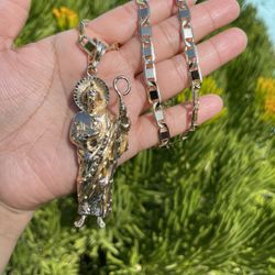 San Judas Tadeo Oro Laminado/ Gold Plated