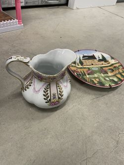 Plate And  Pot 