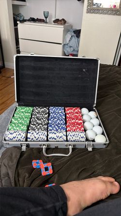 Poker Chip Set in Aluminum Case