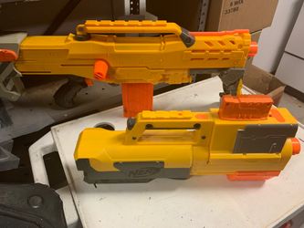 2 nerf guns long shot and deploy