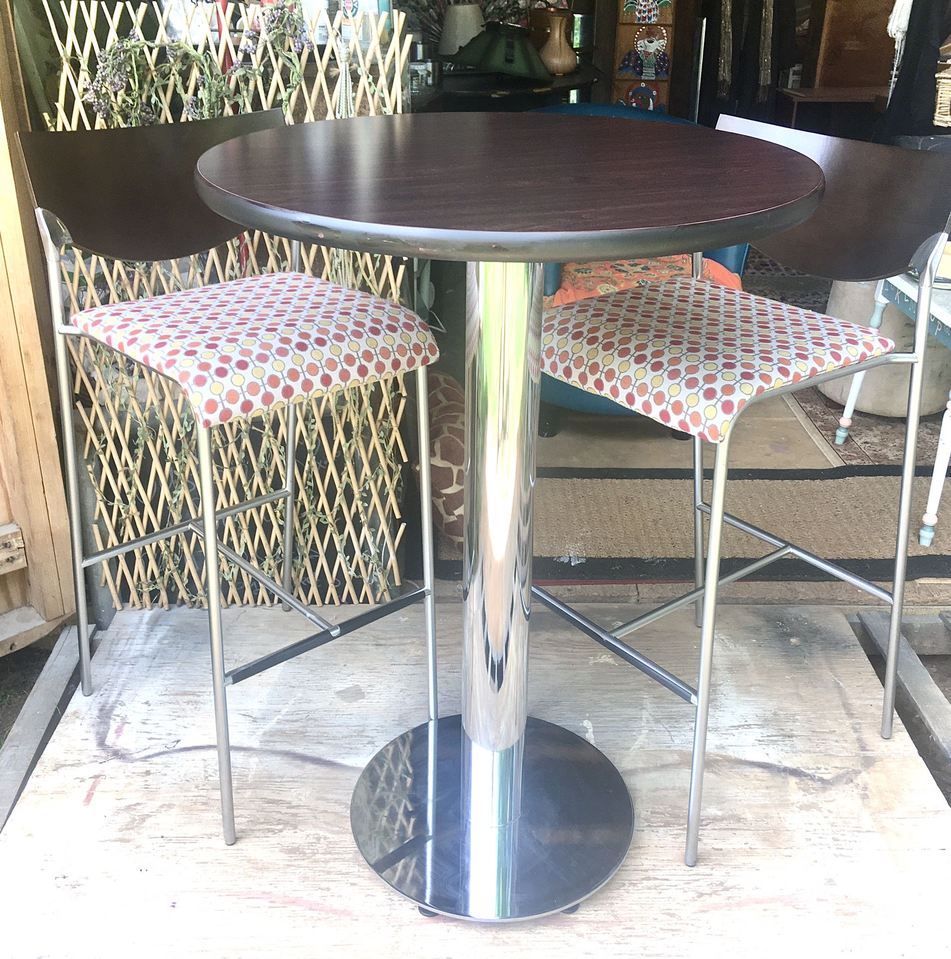 Pending! Modern Pop Art Design Pub Height Table Set Matching Chairs - Wayfair! 😎