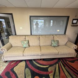 Tan 4 Seater Couch/Sofa 