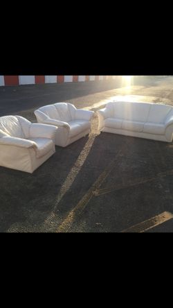Leather couches