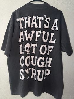 ALOCS Awful Lot Of Cough Syrup Lone Sippers Tee Shirt Large Mens New Authentic