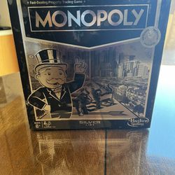 Monopoly Exclusive Silver Line Board Game 