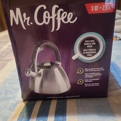 Mr Coffee 3Qt. Whistling Tea Kettle 