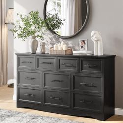 Black Chest Of Drawers Dresser 