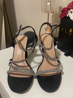 Black Sparkly heels