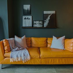 IKEA STOCKHOLM Leather Sofa – Excellent Condition