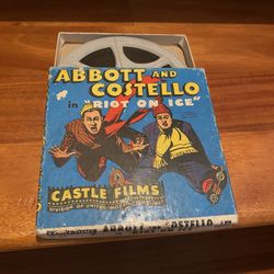 1950 Abbot And Costello  “Riot On Ice” 8 mm Fol