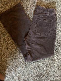 Brown Velvet Pants