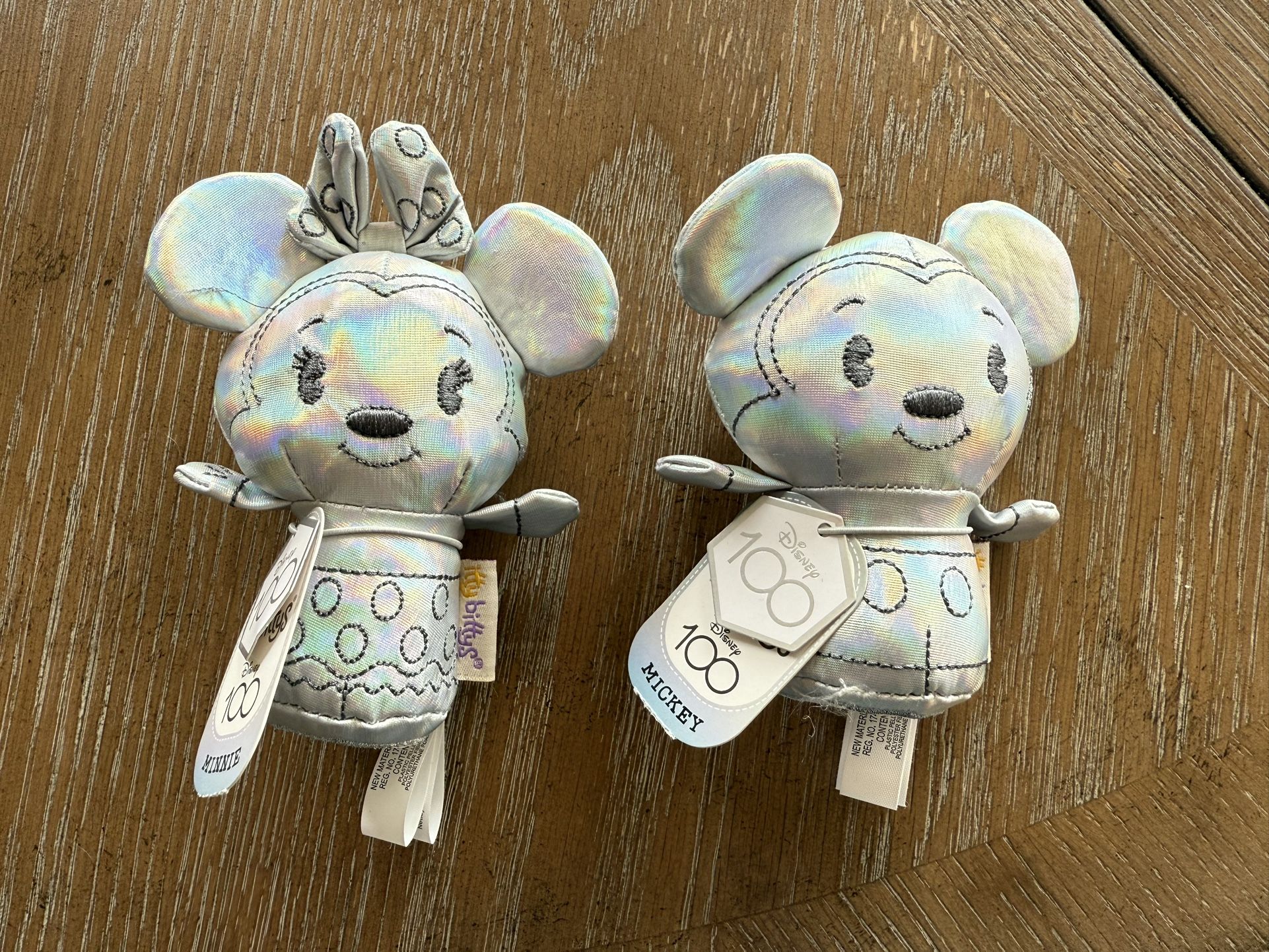 Disney Mickey & Minnie Mouse Hallmark Ittybittys 100 year.  