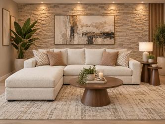 MADE IN USA 2 pc Contemporary Custom Sectional