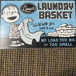 Hallmark Linus From Peanuts Hanging Metal Sign 