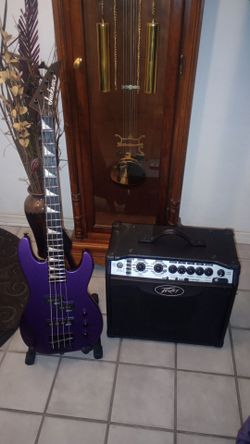 Jackson concert bass minion JS1X mint 2024. & Peavey Viper I Amp