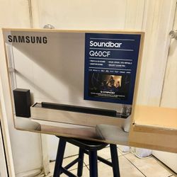 Samsung °Q60CF° Soundbar Home Theater (Dolby Atmos) Audio System - Premium Sound - Wireless Sub