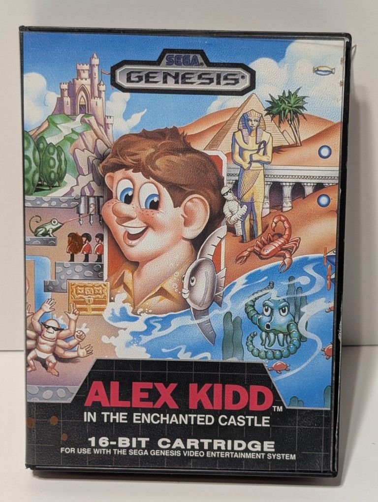 Sega Genesis Alex Kidd in the Enchanted Castle CIB w/ Manual & Case 16-Bit Game