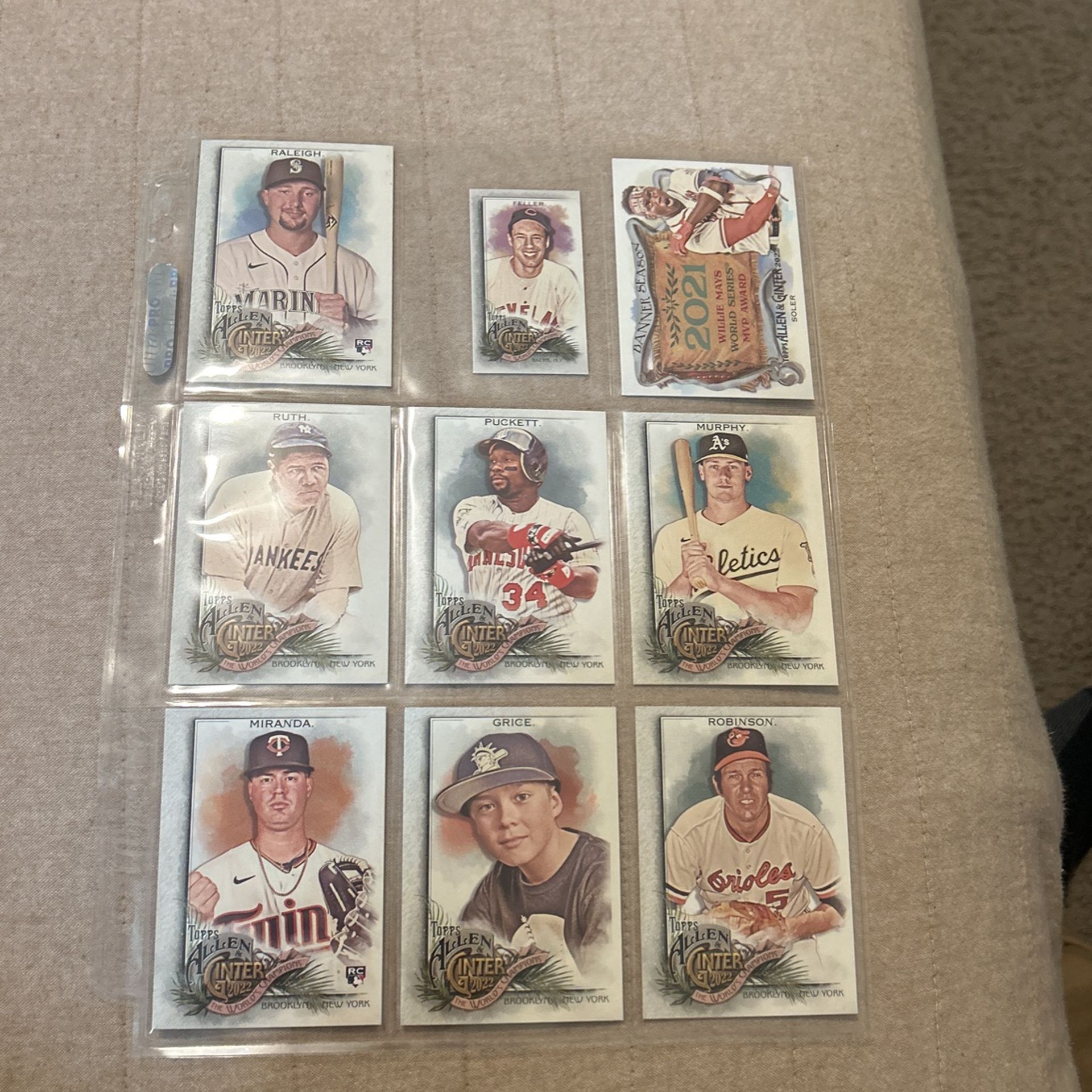 9 Baseball CARDS 