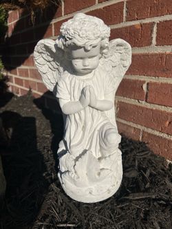Beautiful outside concrete statue