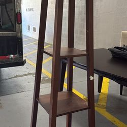 Pier One wooden tiered shelf