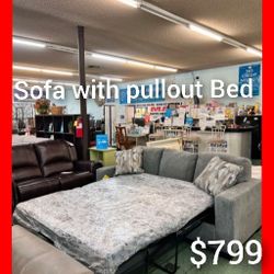 🤗 Sofa With Pullout Bed 