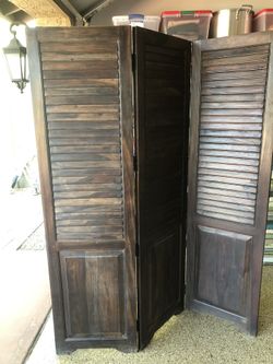 Wood screen