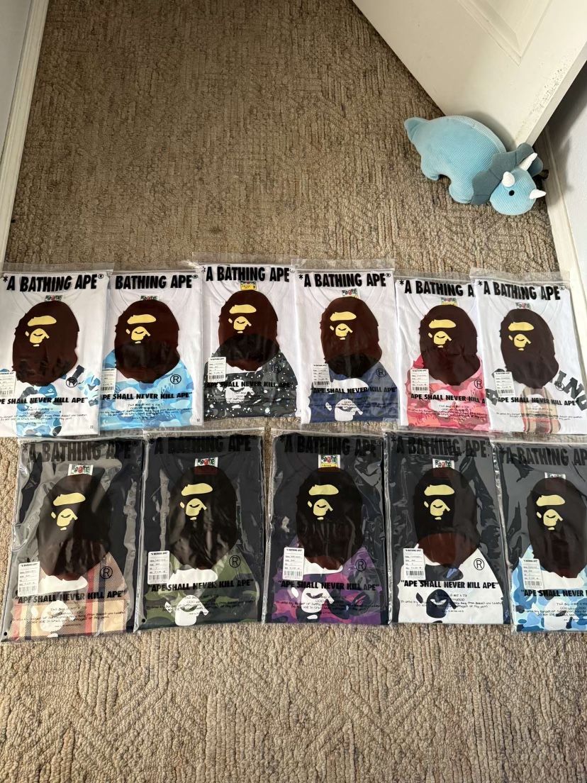 Bape Shirts Brand New 
