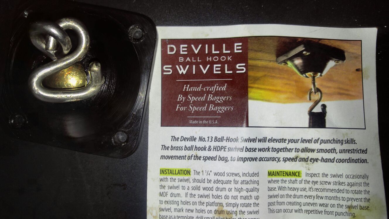 Brand New. Speed bag Deville swivel.