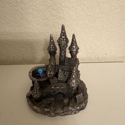 Collectible Vintage Pewter Castle
