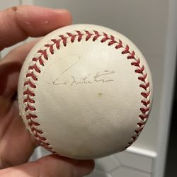 Paul Molitor signed baseball 
