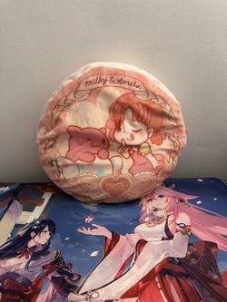 Milky Peko-chan × Toreba Pillow Plush – Japan Exclusive