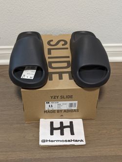Adidas Yeezy Slides 11 Black Onyx 11