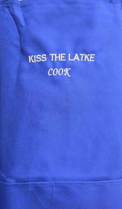 Apron, hannukah, chanukah, festival of lights,  Jewish, lake, kitchen accessorie