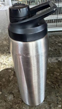 Silver color water bottle
